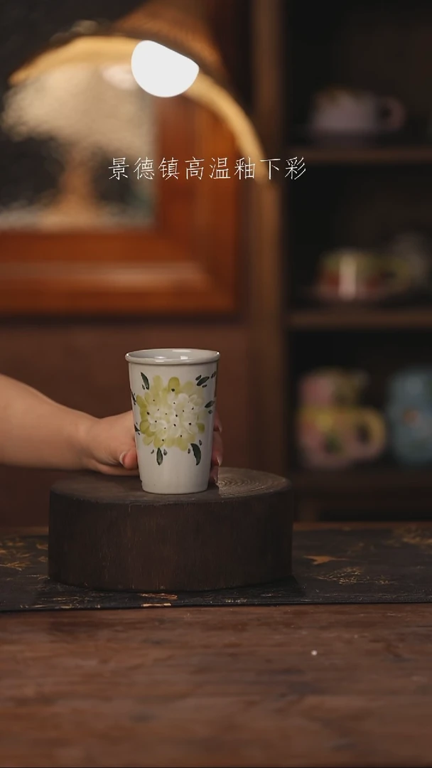 陶瓷景德镇高温釉下手绘陶瓷487