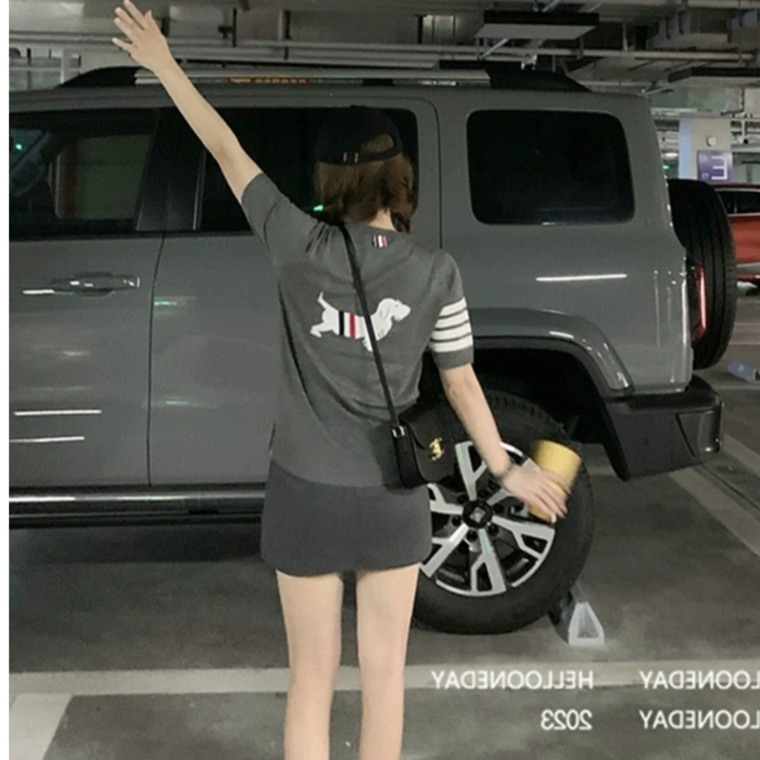 OOLD时尚休闲针织半袖T恤简约男女同款