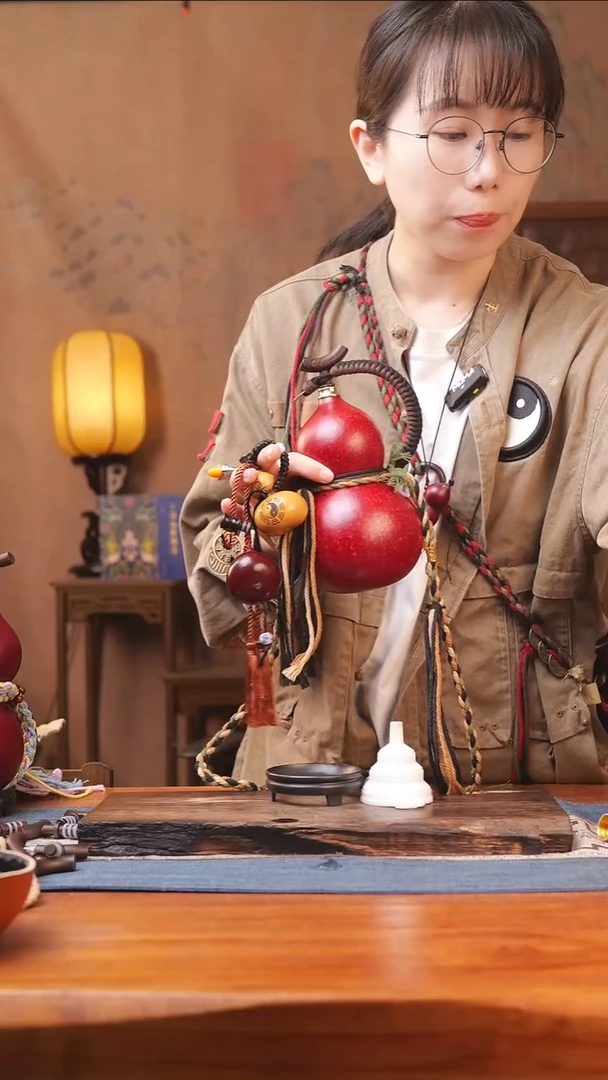 1327号链接精品大漆葫芦现货现发[一物一拍]