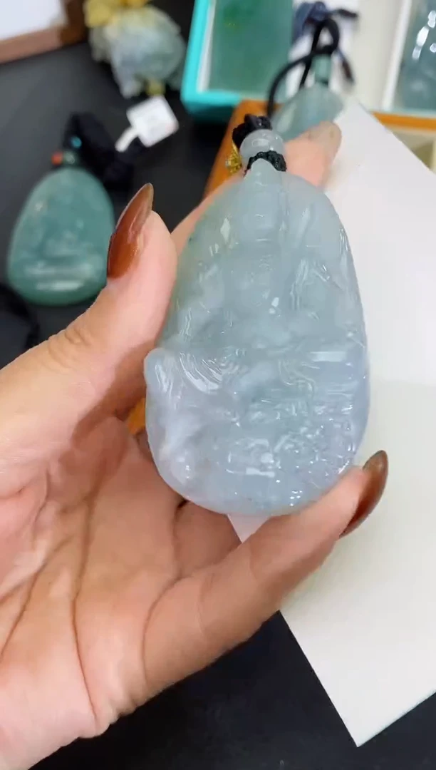 颈饰未镶嵌翡翠缅甸天然翡翠