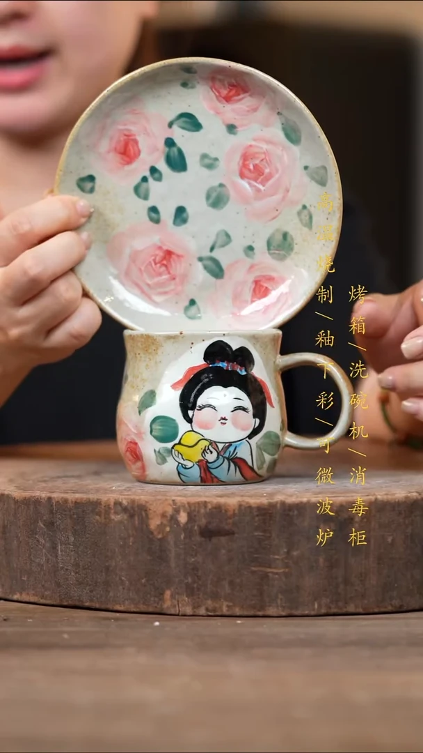 瓷片景德镇高温釉下彩（食品级）