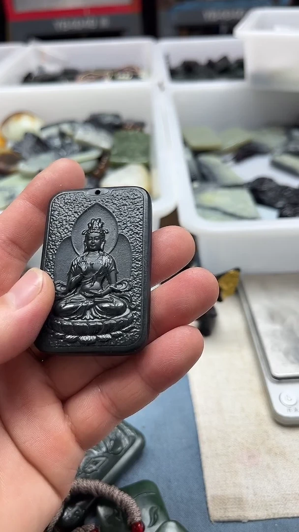 吊坠(不含链)未镶嵌和田玉1