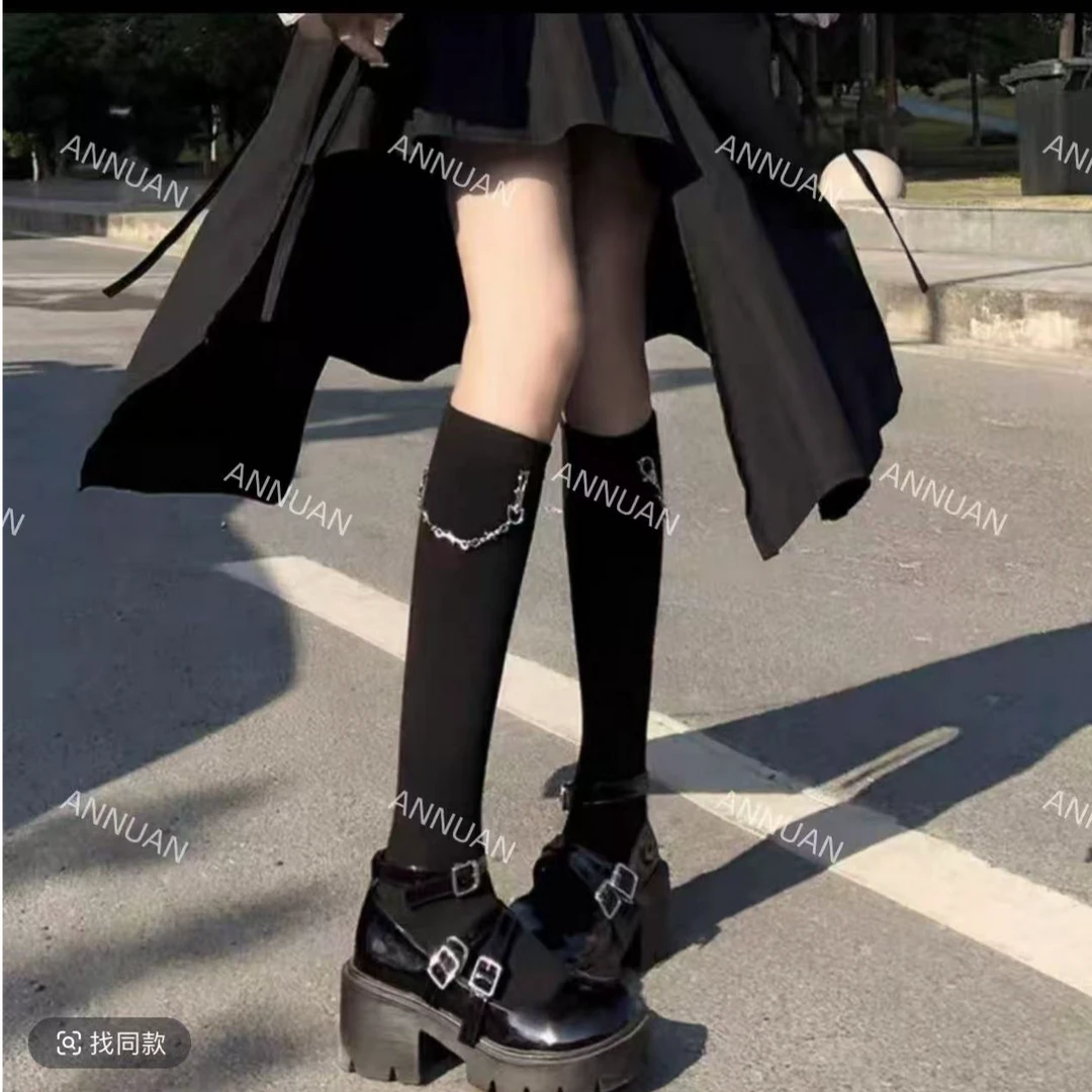 【安暖家】长筒袜秋季中筒袜冬季常规春季夏季防汗女植绒AGW01