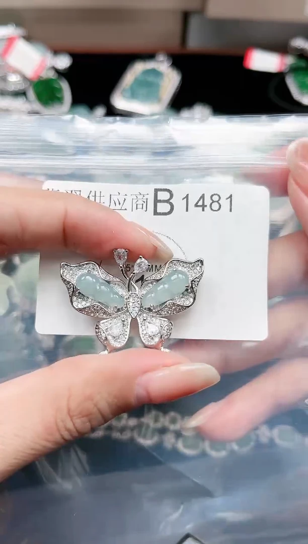 【闪购商品】翡翠颈饰未镶嵌1481赠皮绳