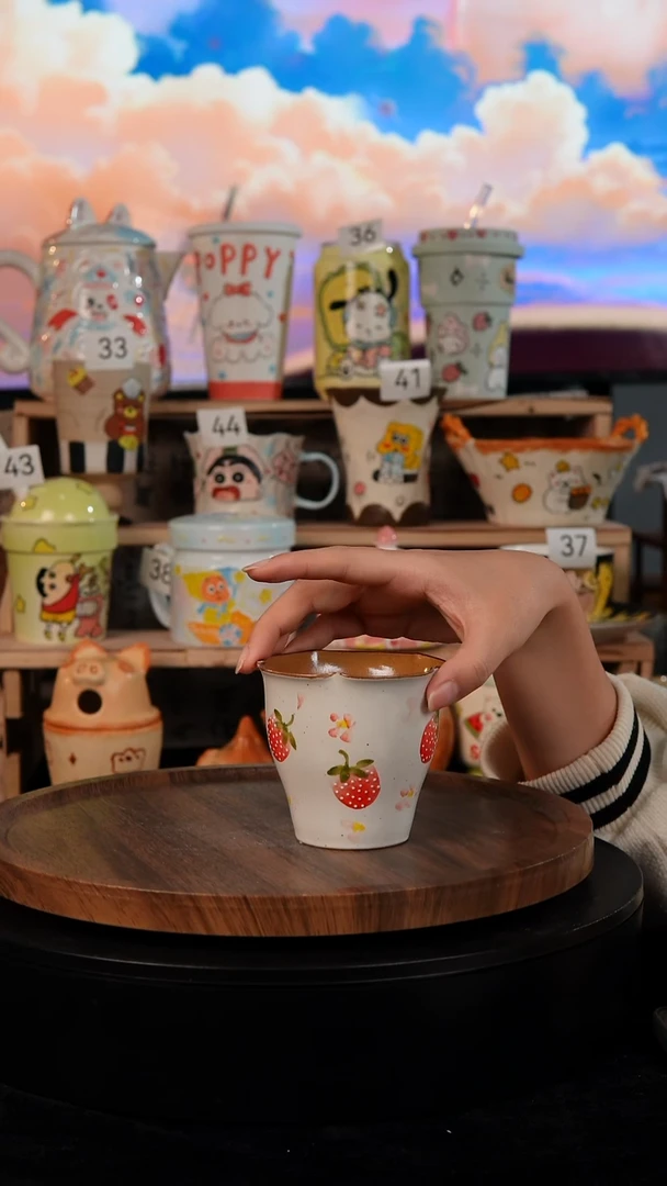 陶瓷双饮款景德镇手工陶瓷