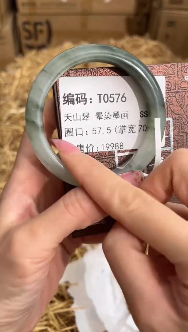 未镶嵌手镯石英质玉T0576