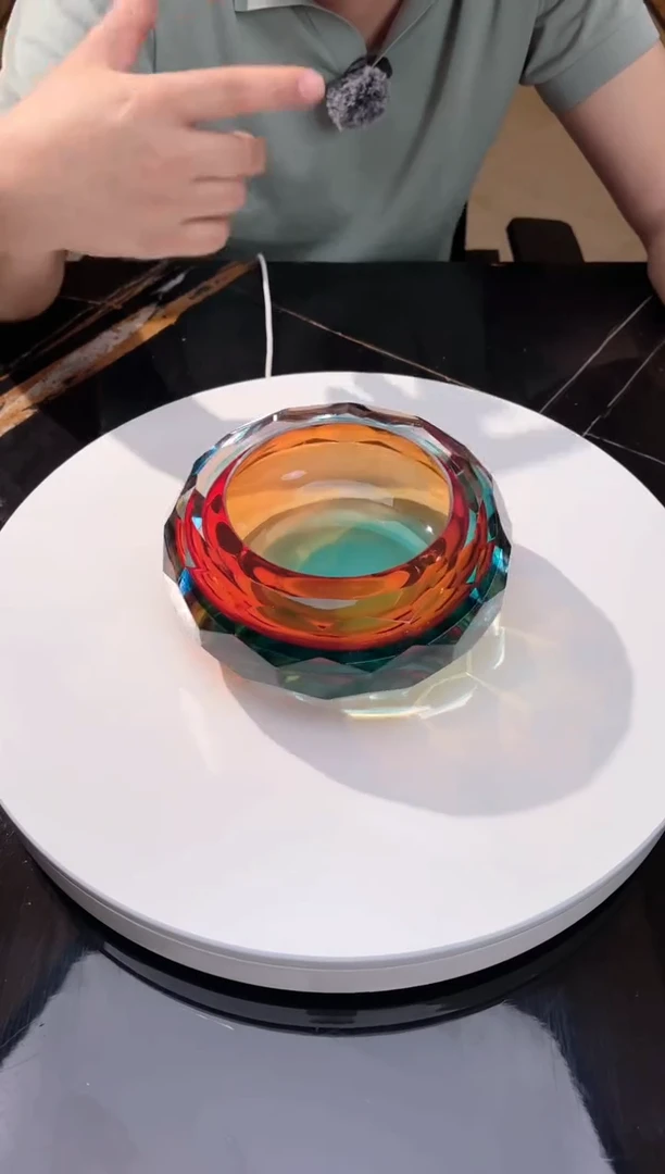 琉璃手工艺品AJ06575琉璃坚果碗烟灰缸