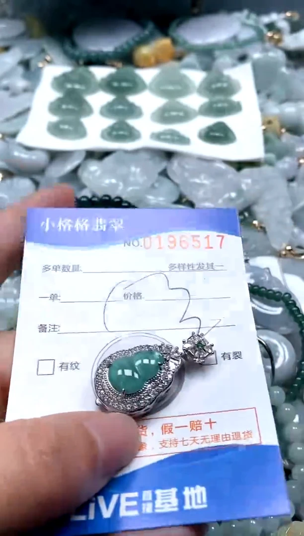 【闪购商品】翡翠颈饰未镶嵌闪购商品0197517