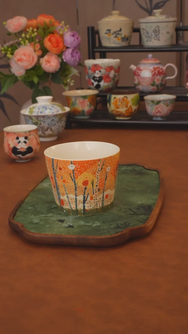 森里系列 白桦树小猪口杯