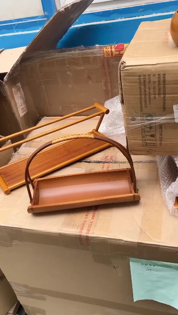 高硼硅玻璃盖子款31203125竹编提手蓝