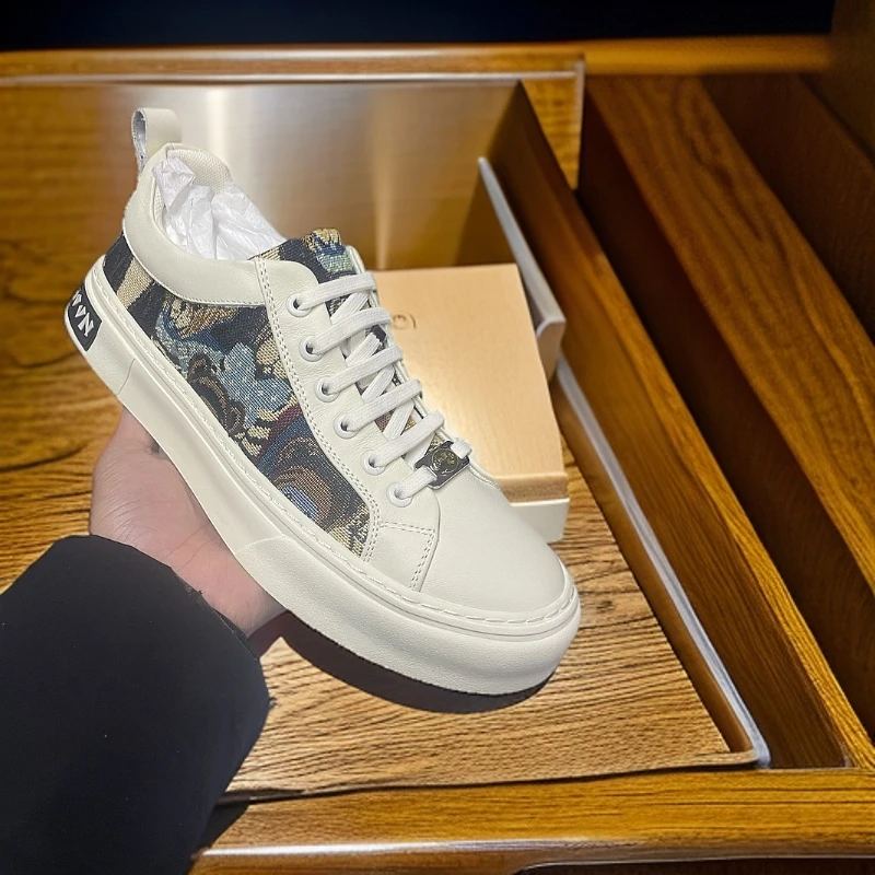 25新款小熊男鞋舒适鞋真皮拼接22537