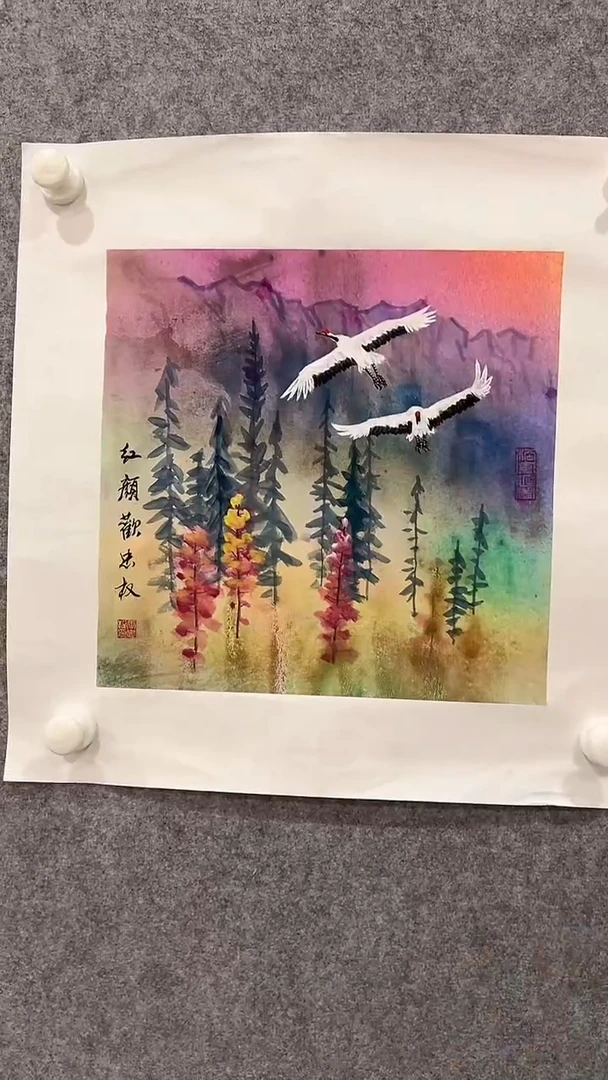 国画王忠权-1平尺-国画作品