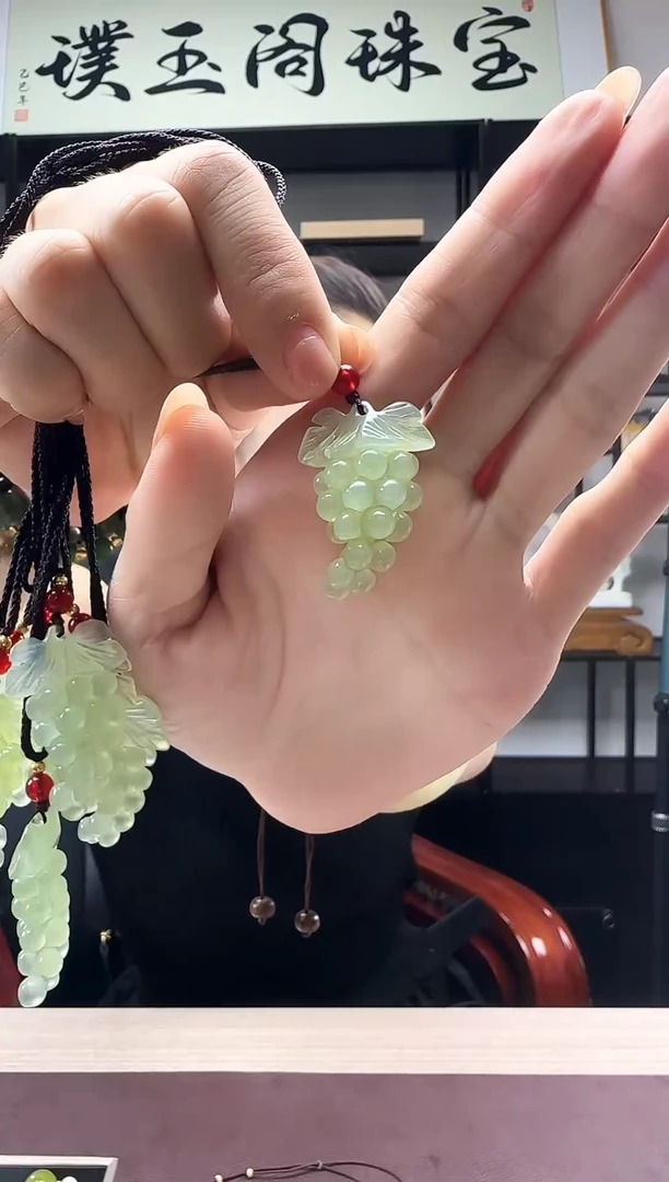 未镶嵌岫玉颈饰多样性发货其中发一件