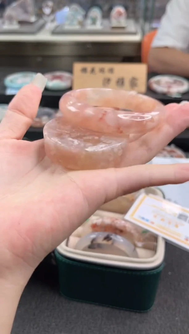 未镶嵌手镯石英质玉56圈口（赠品镯心）617170