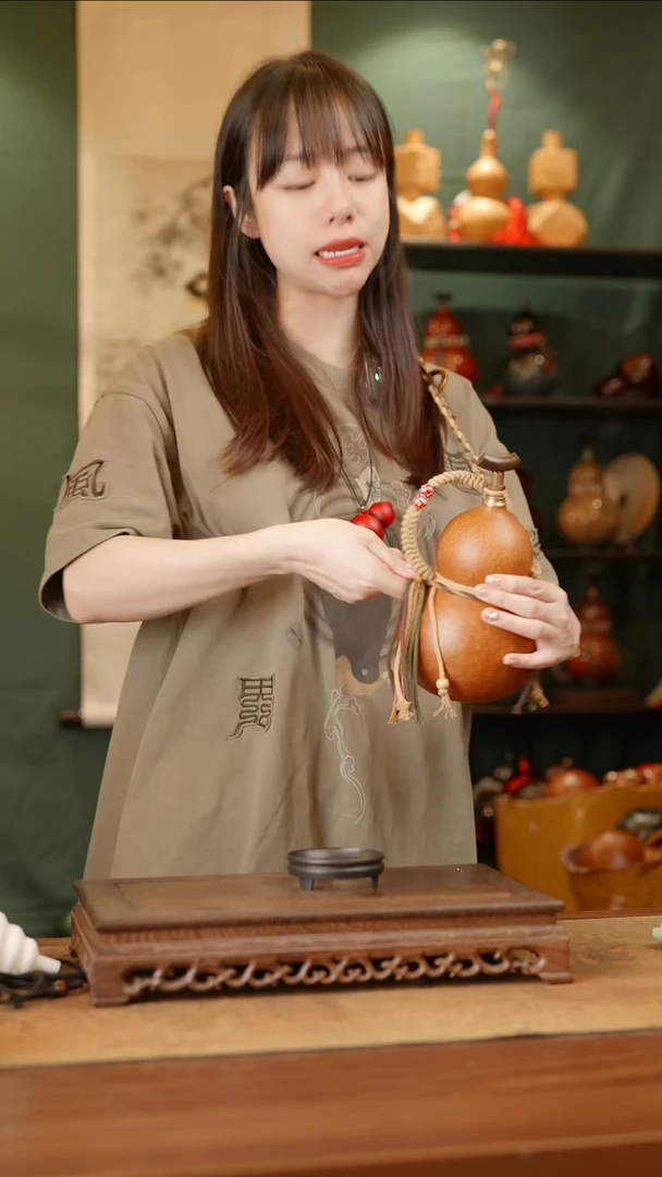 44号精品天然大漆酒葫芦一物一拍~