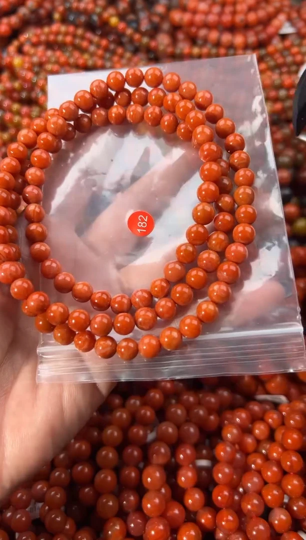 未镶嵌手串南红玛瑙7+