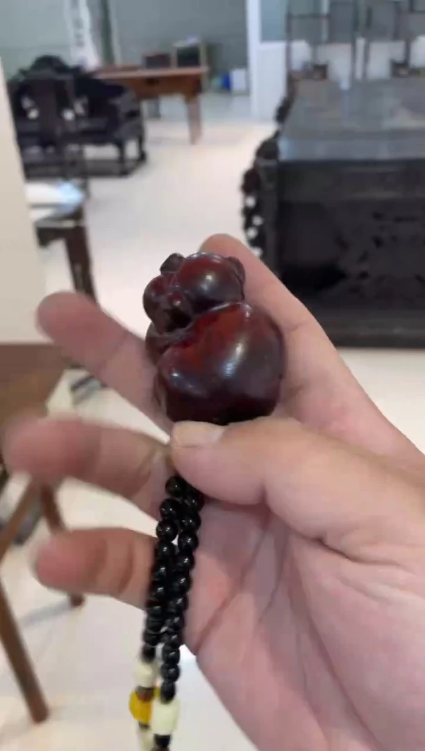 木紫檀小猪把件啊啊