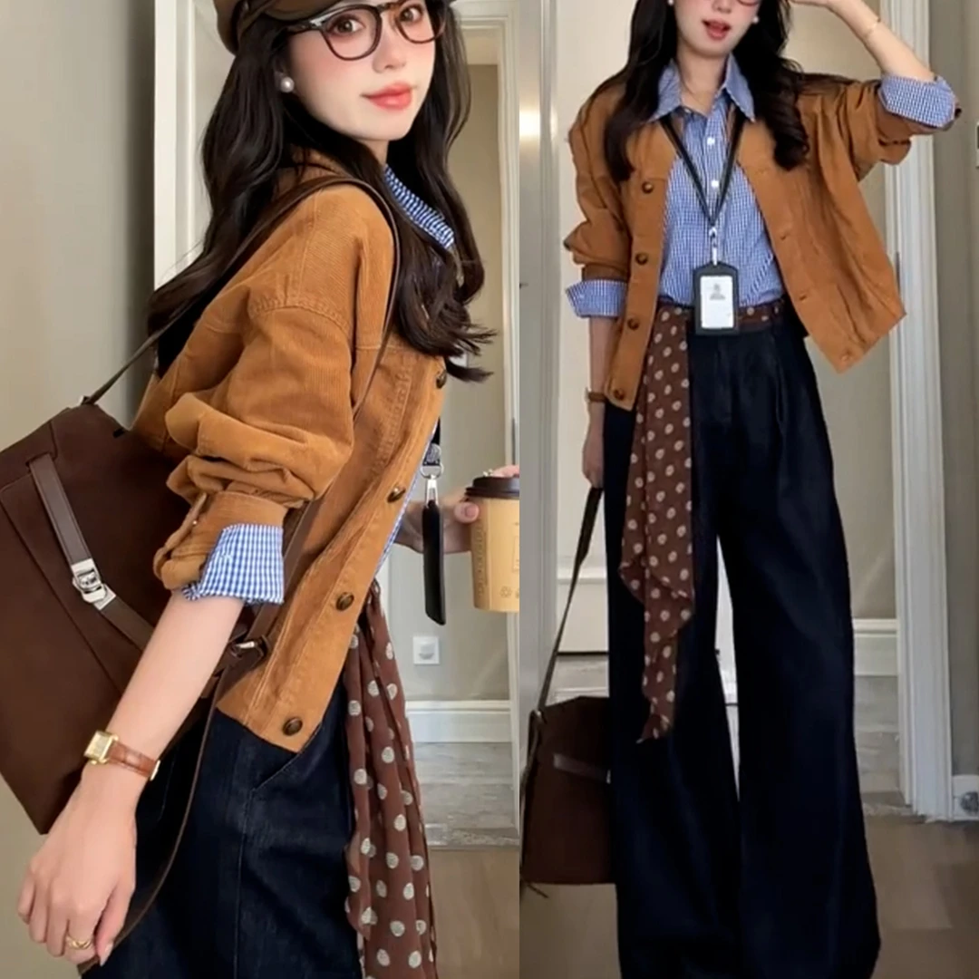 巨好看独特漂亮夹克短外套女春秋季2025新款今年流行爆款早秋上衣