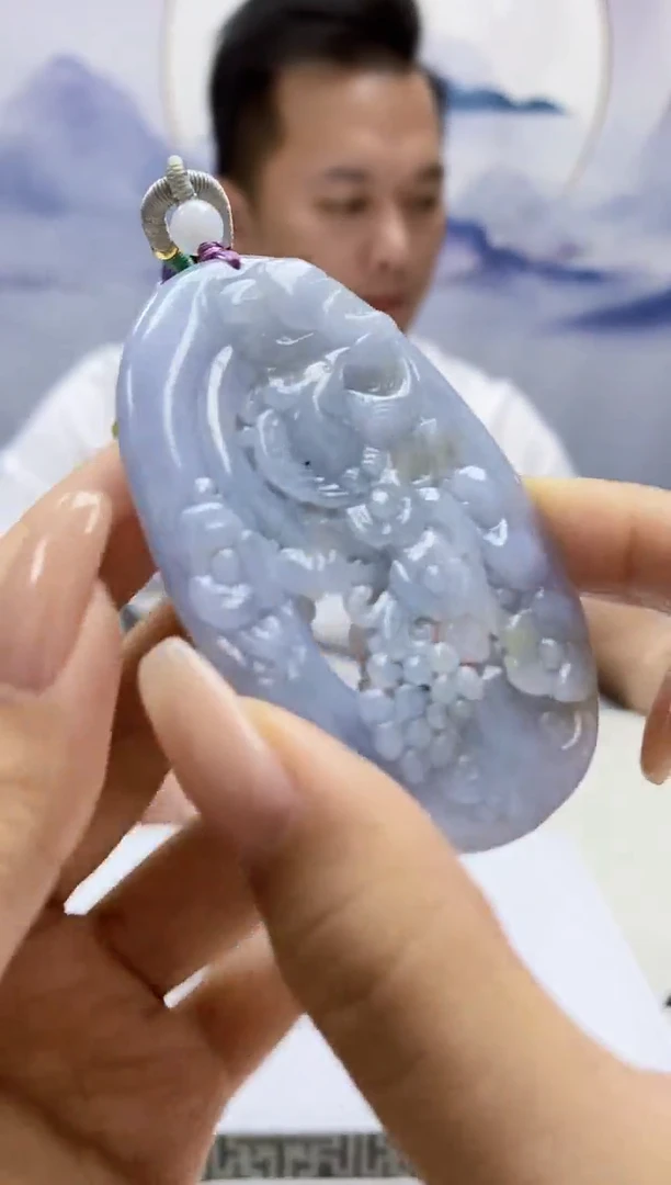 定制翡翠未镶嵌5161xx-毛货挂件46