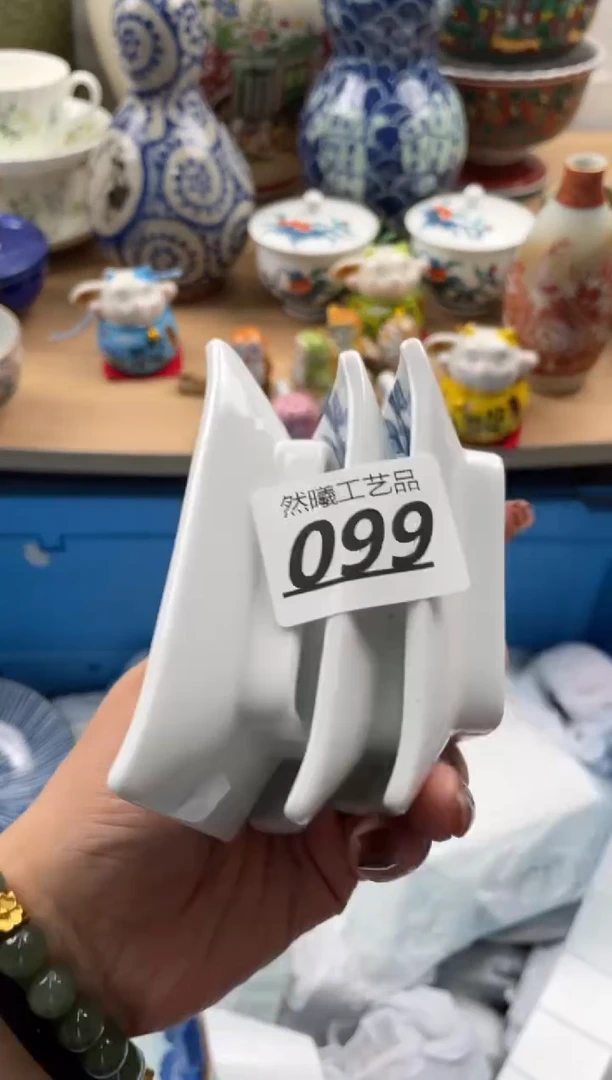 【闪购商品】瓷片099然曦海外工艺品18包邮