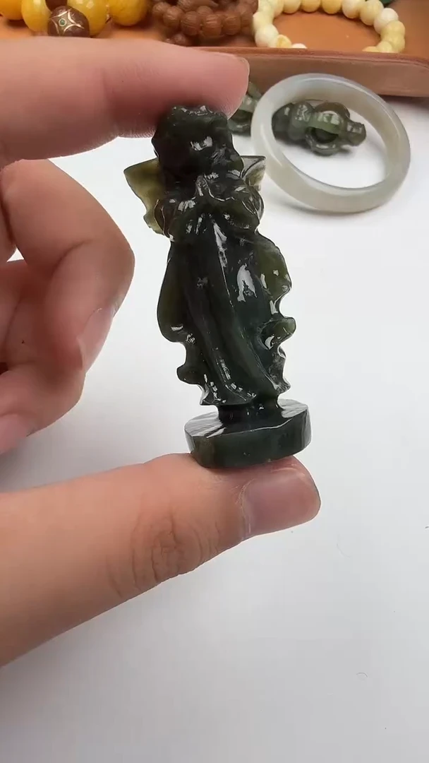 和田玉未镶嵌摆件2*0和田玉