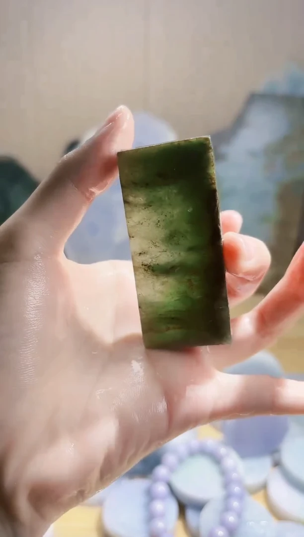 翡翠未镶嵌颈饰翡翠A货 温谭031