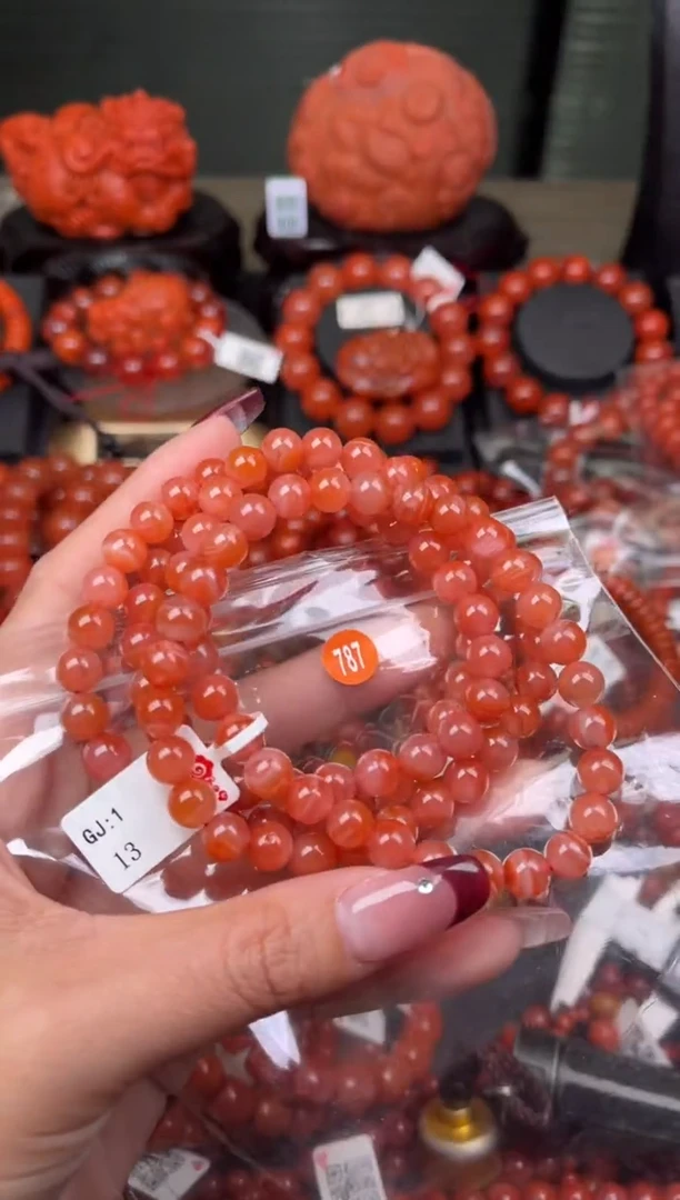 【闪购商品】南红玛瑙珠宝奇石未镶嵌787-7+