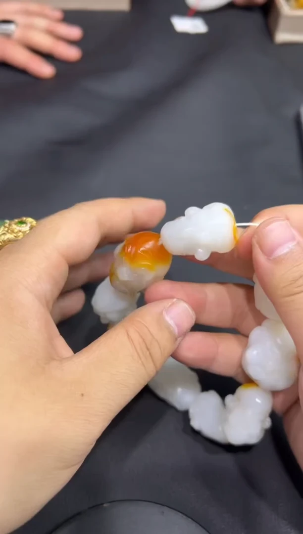 颈饰未镶嵌和田玉猎*27