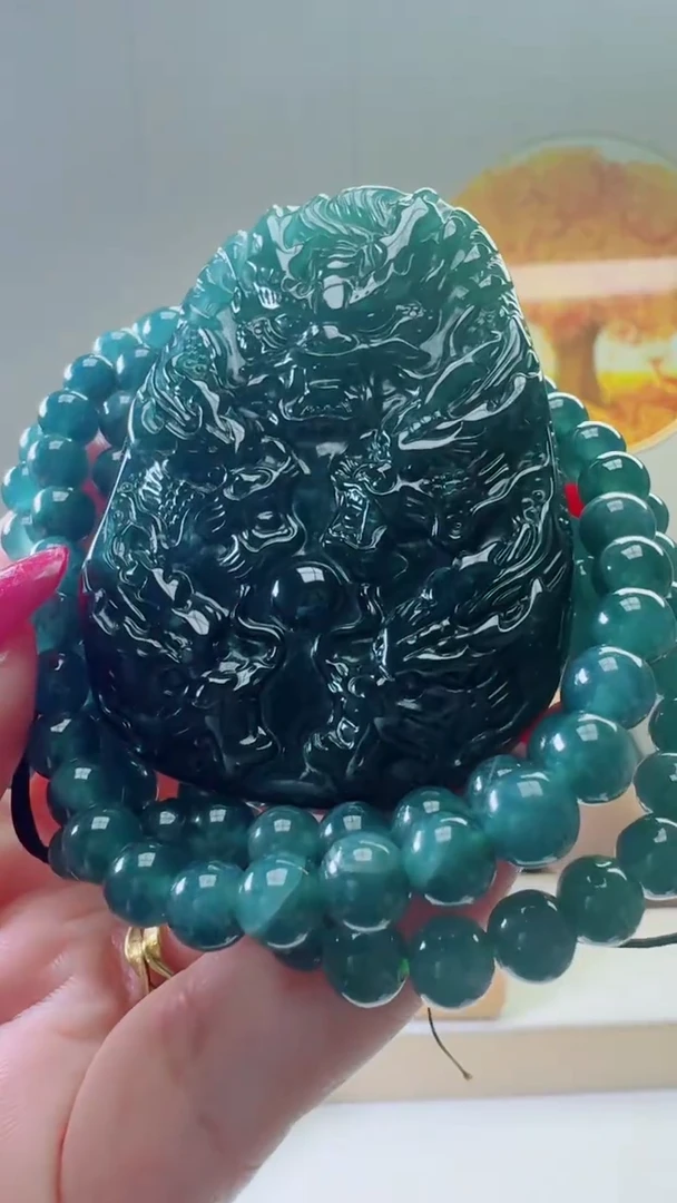 颈饰未镶嵌翡翠天然A货翡翠  多样性随机发其一