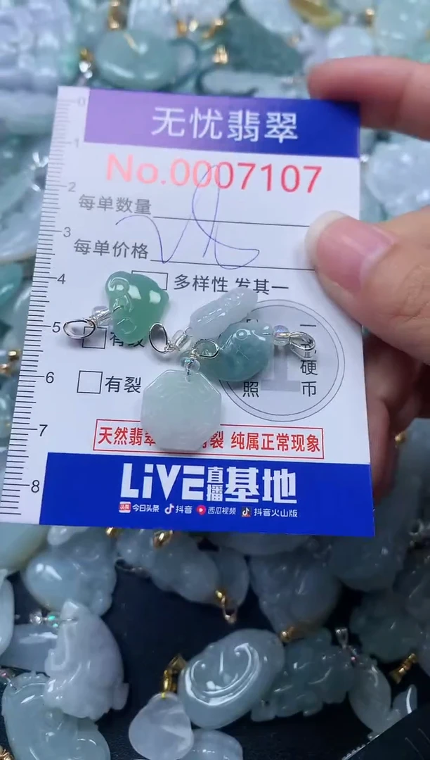 颈饰未镶嵌翡翠7107