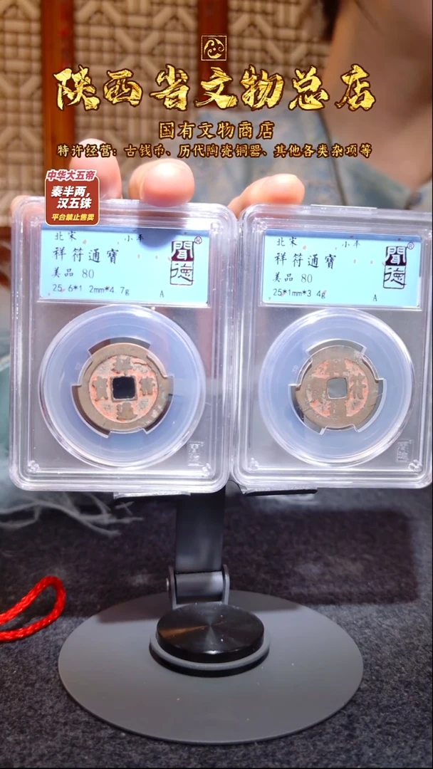 铜祥符通宝/闻德80/陕文店
