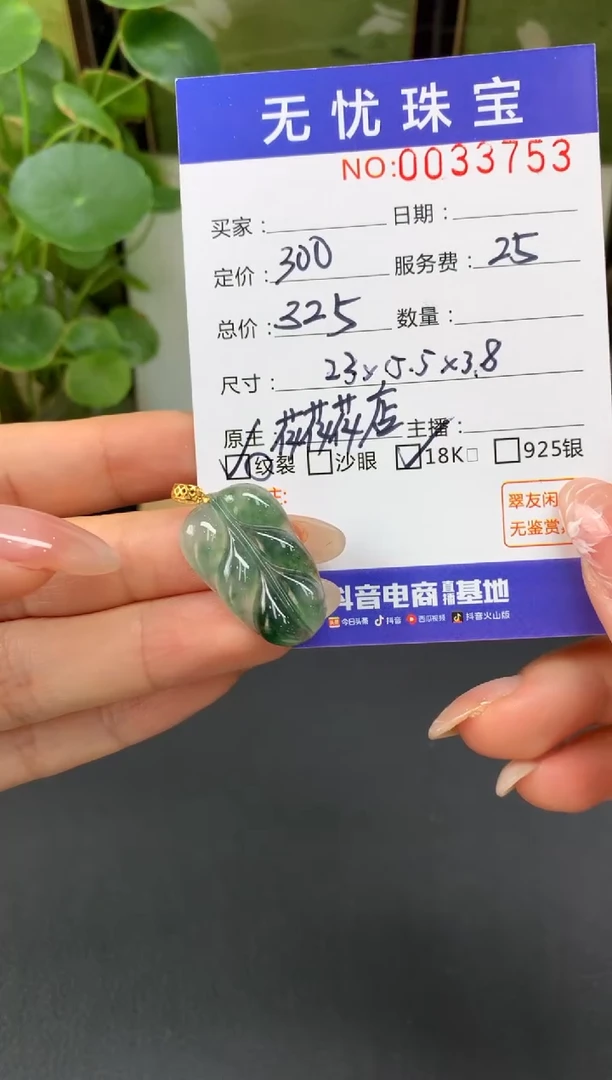 18K金镶嵌定制翡翠✨****✨D263