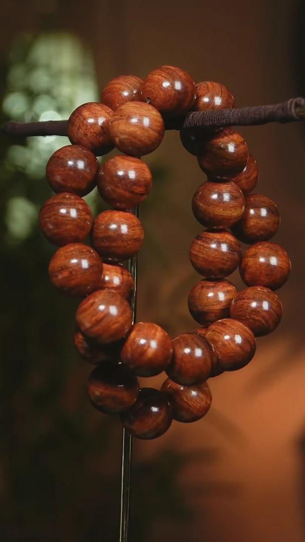 【闪购商品】黄花梨/降香黄檀手串/手链海南黄花梨1.5cm手串