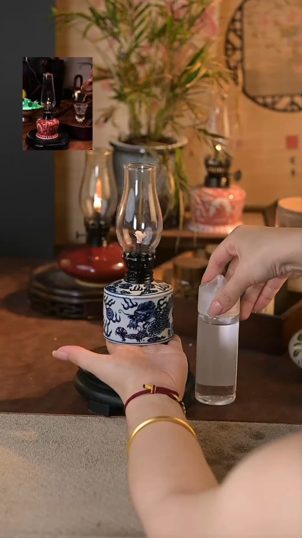 景德镇陶瓷香薰灯摆件