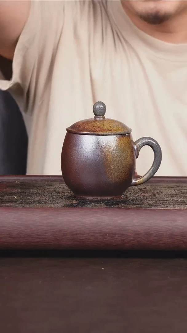 茶壶紫砂柴烧 盖杯