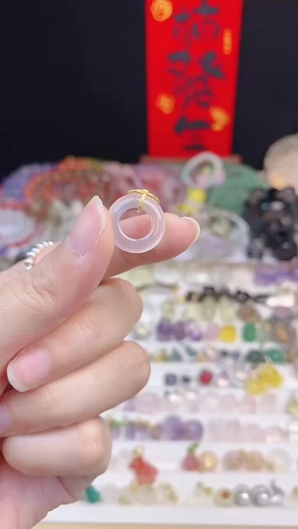 【闪购商品】水晶配件未镶嵌白玛跑环一个装