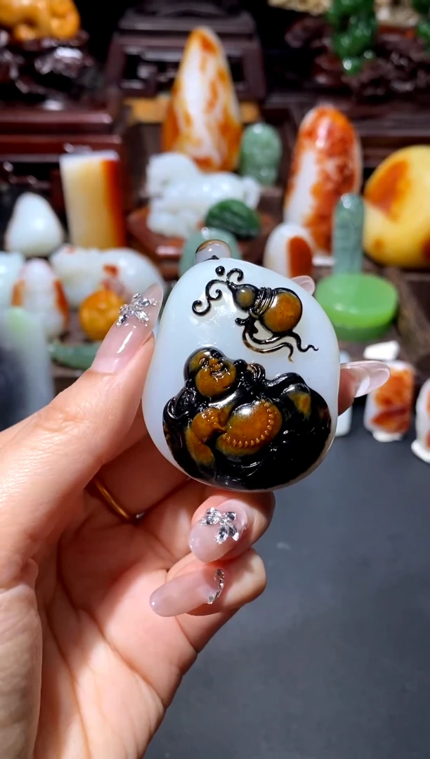 未镶嵌和田玉挂件自**志发单号发给