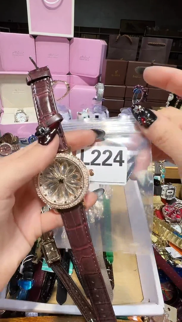 石英机芯不锈钢不锈钢直播定闪专用