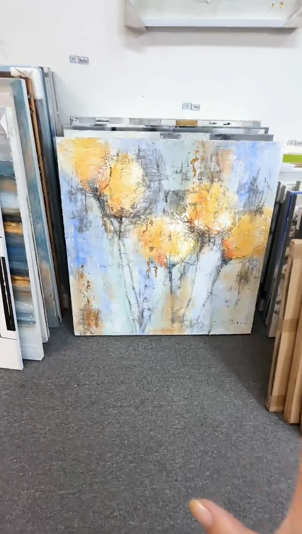 168现代艺术装饰画油画100cm*100cm