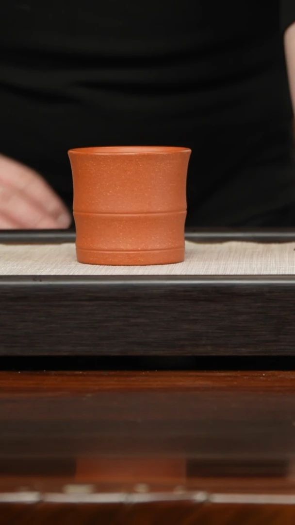 【闪购商品】紫砂茶壶降坡竹节杯