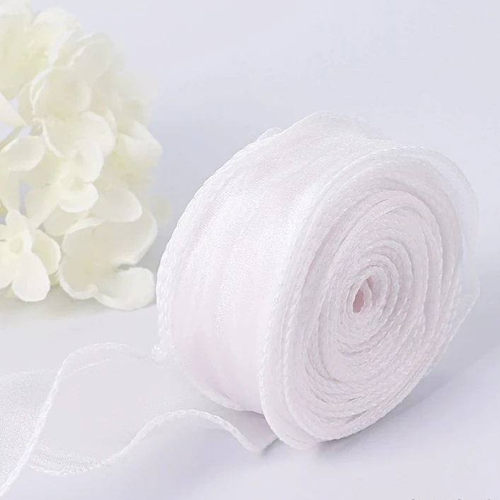 【1帮1】素色鱼尾纱  白色30卷