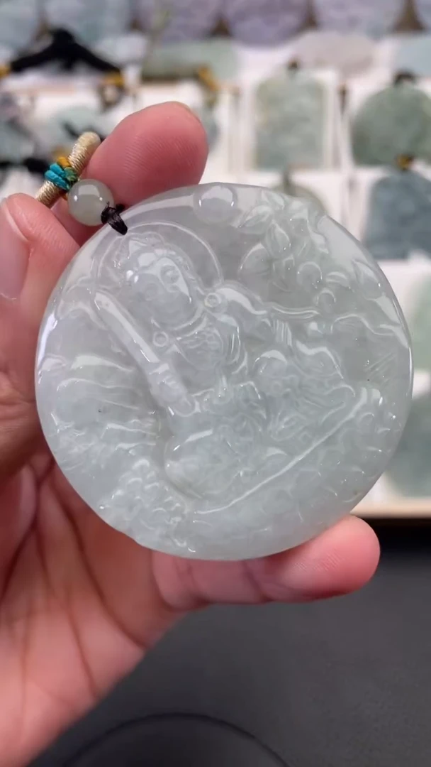 颈饰未镶嵌翡翠天然缅甸翡翠A货171