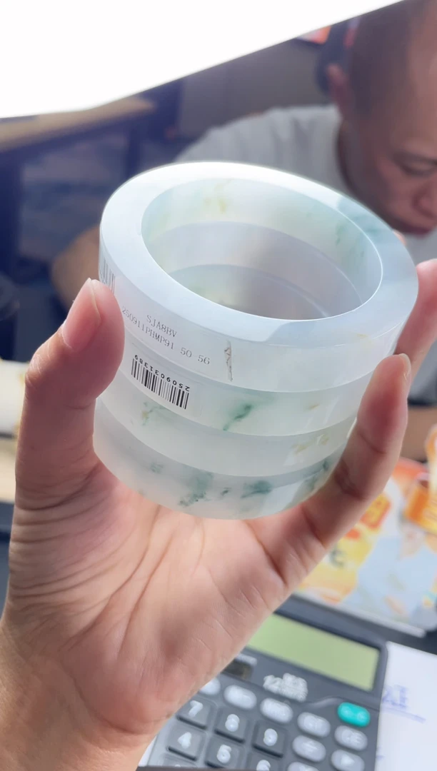 未镶嵌手镯定制翡翠正圈YJZQ75SZ-DZS