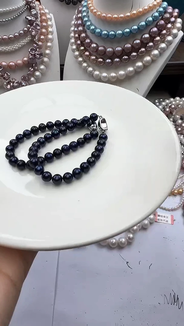 淡水珍珠未镶嵌颈饰1
