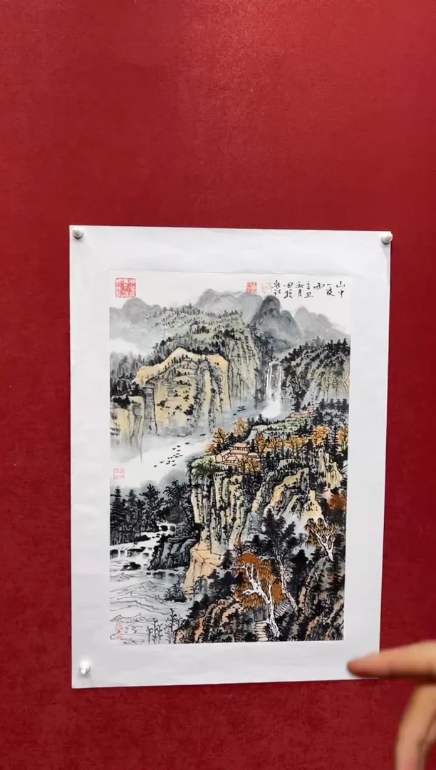 【闪购商品】国画田哲先生现场手绘6