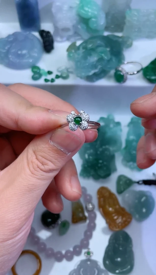 【闪购商品】翡翠颈饰未镶嵌蝴蝶