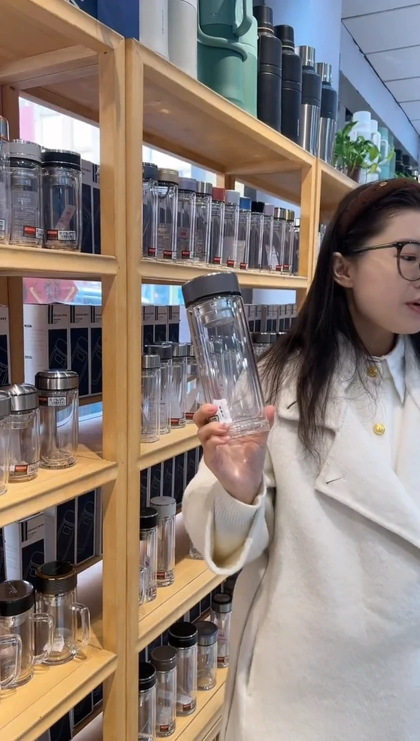 【闪购商品】双层高档500ml高硼硅茶杯