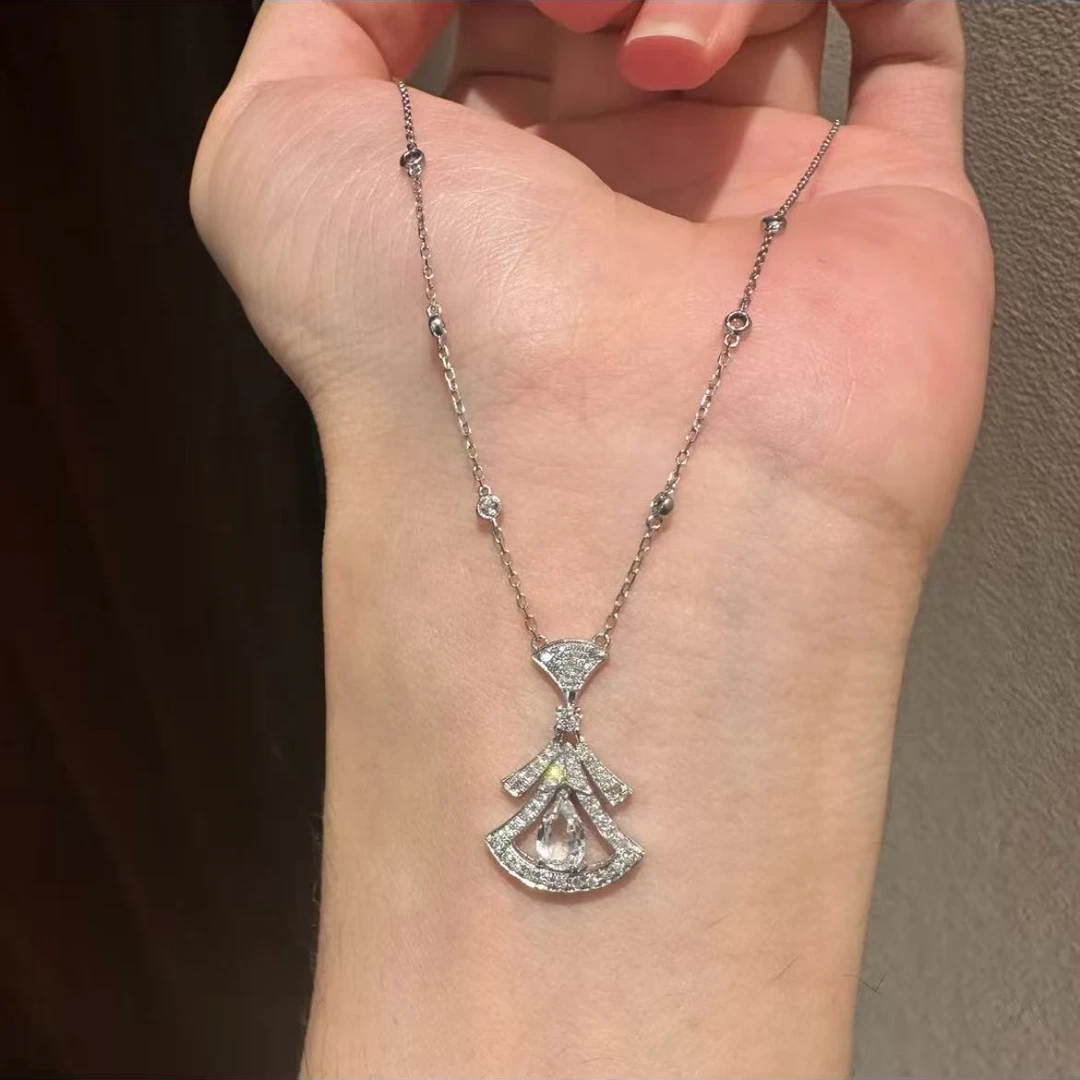 【QM珠宝】0620 重金 白裙子项链