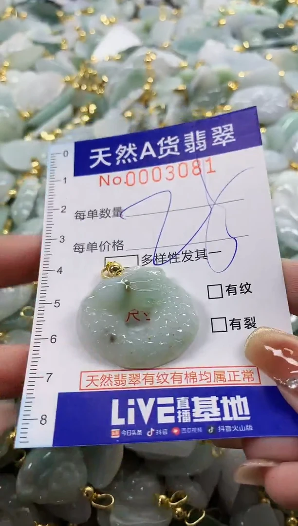 颈饰未镶嵌翡翠天然A货翡翠