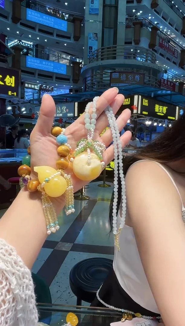 琥珀套链未镶嵌【 多样性发一 】